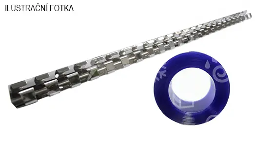 clona izolační dveřní PVC pro dveřní otvor  930 x 2080 mm, COLD